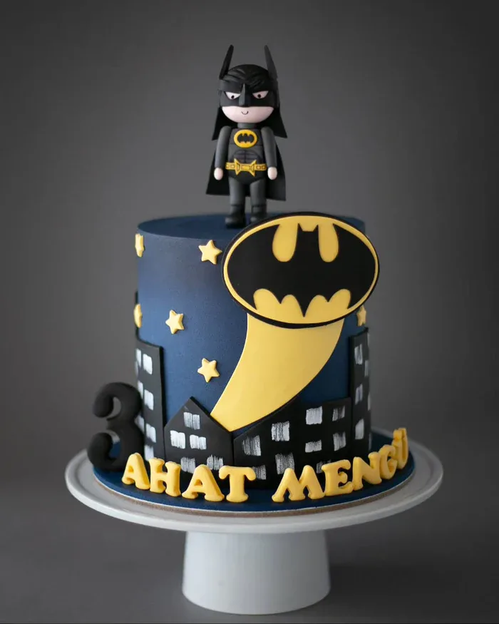 Batman Karakter Şeker Hamuru